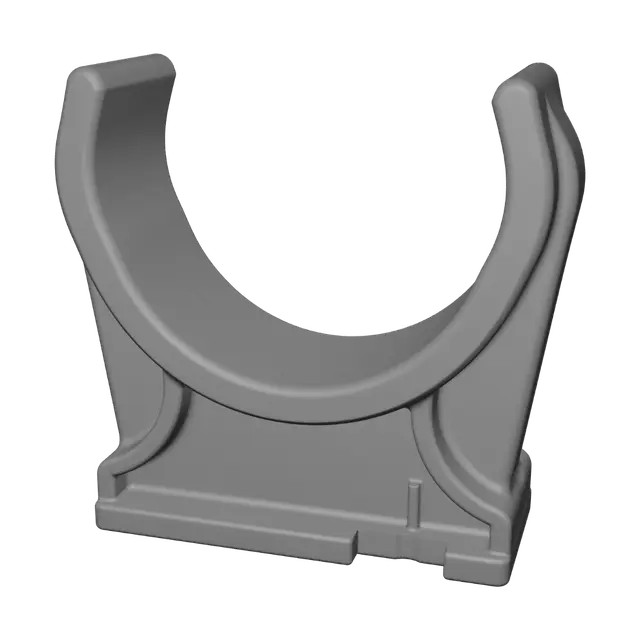 3D model for U-shaped plastic clamp