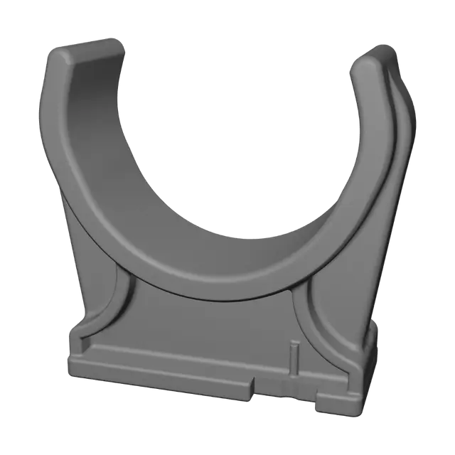 3D model for U-shaped plastic clamp