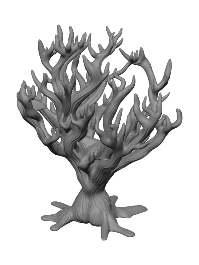 3D model for Crimson Coral Tree
