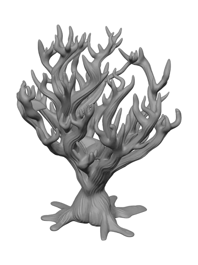 3D model for Crimson Coral Tree