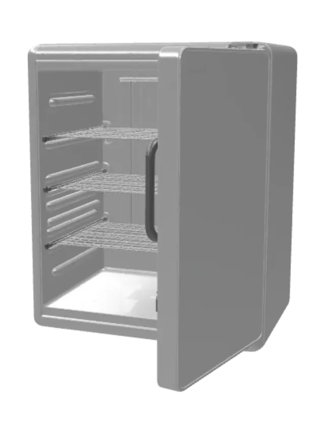 photogrammetry scan reference of modern compact mini refrigerator, precision-engineered… - Product 3D model, AI generated