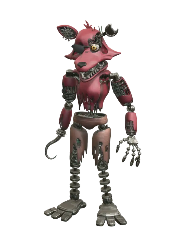 3D model for Withered Foxy
