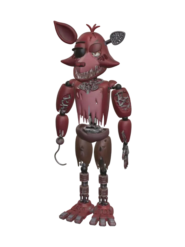 3D model for Weathered Withered Foxy