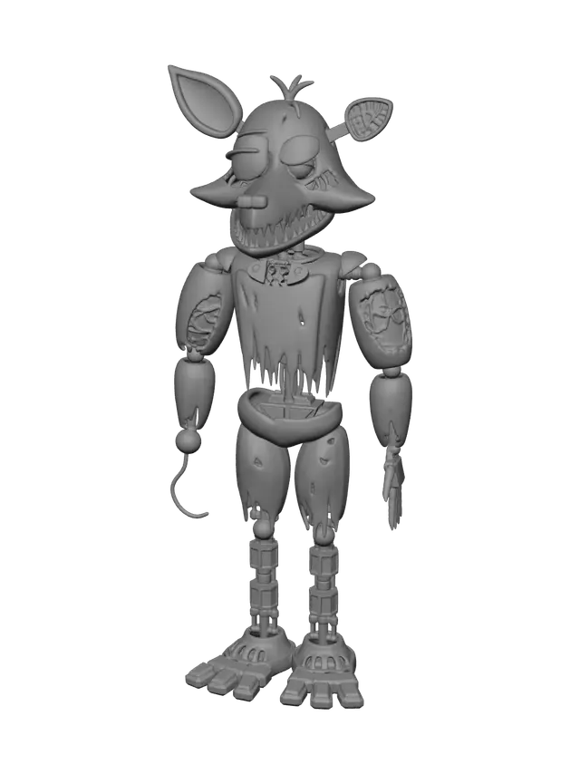 3D model for Weathered Withered Foxy