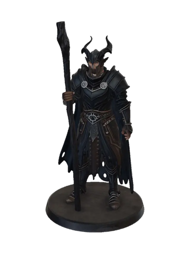 Horned Sentinel - Contrast 3D model, vytvořený pomocí AI