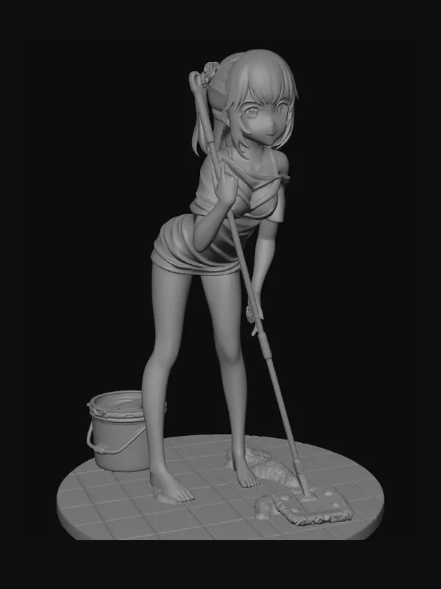 3D model for Mopping Moment