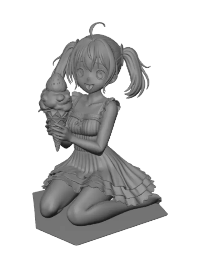 3D model for Strawberry Ice Cream Dream