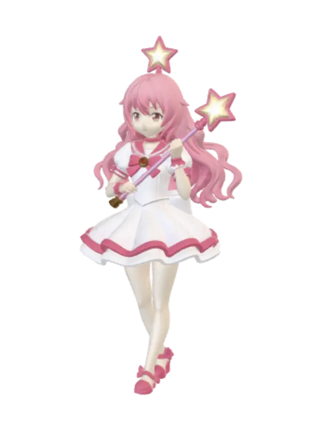 3D model for Pink Star Princess