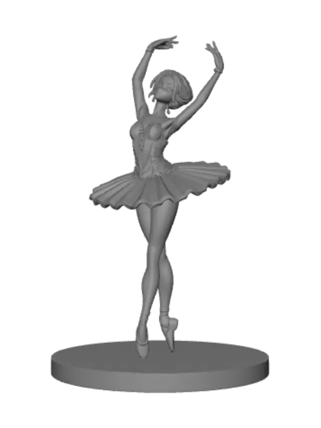 3D model for Ivory Ballerina