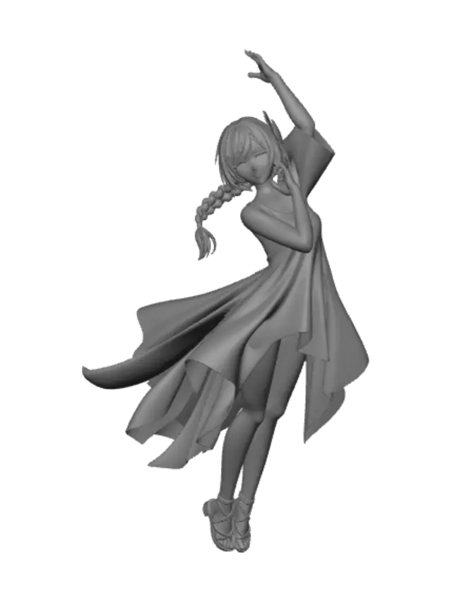 3D model for Azure Rainbow Waltz