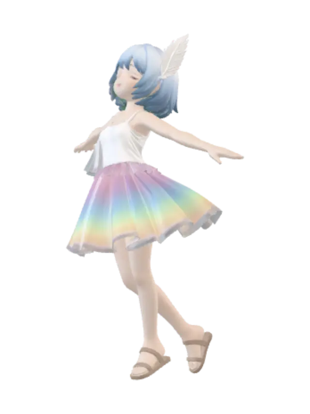 3D model for Rainbow Serenade