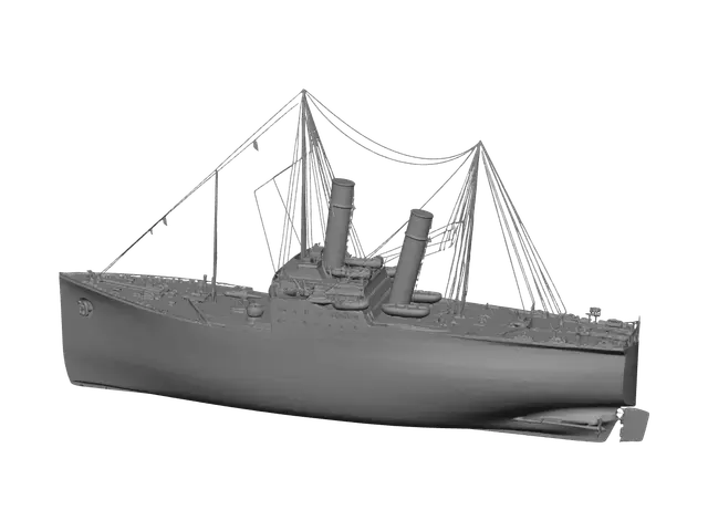 3D model for Realistic Titanic Bow