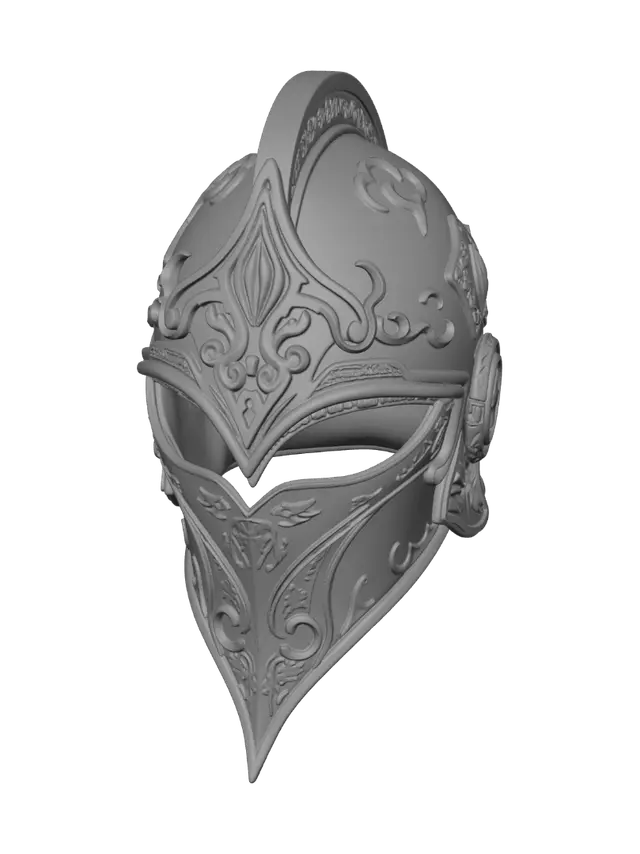 3D model for The Paladin Tier 2 helmet from the Judgement set.