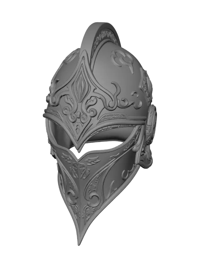 3D model for The Paladin Tier 2 helmet from the Judgement set.
