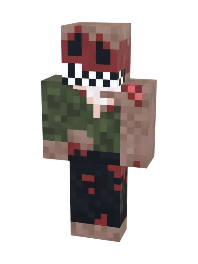 canavar - Facial 3D model, vytvořený pomocí AI