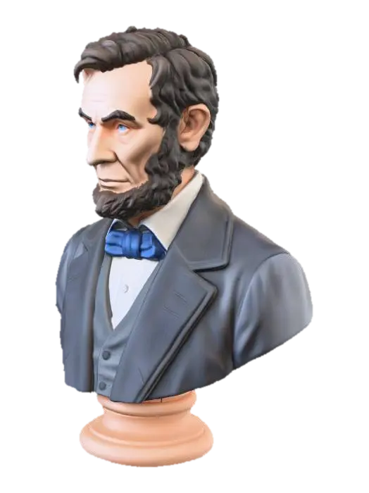 Modello 3D Statue of Resolve, generato dall’IA