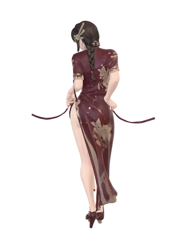 3D model for Gilded Crimson Reverie