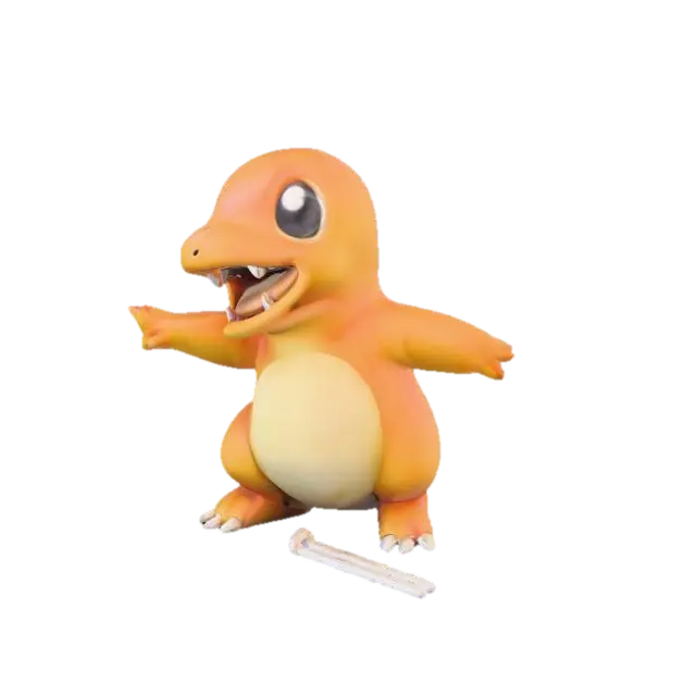 Fiery Friend - Charmander 3D model, vytvořený pomocí AI
