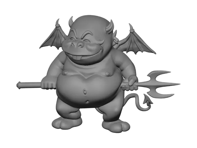 3D model for Red Devil with Trident