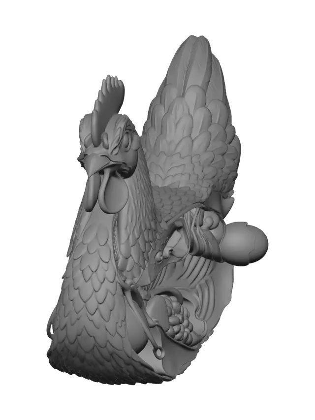 3D model for Stylized Chicken Anatomy