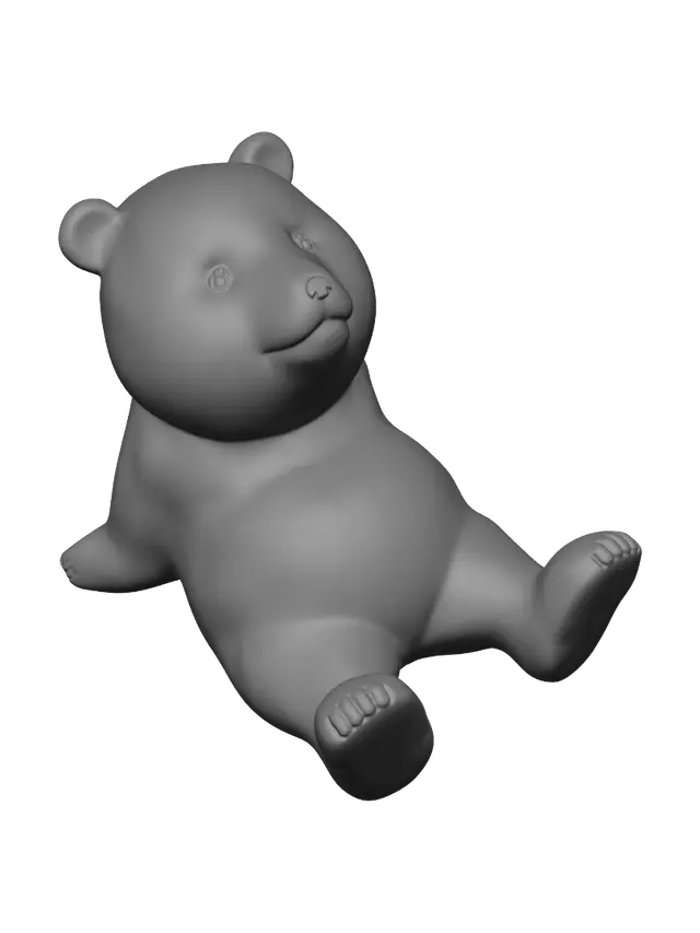 3D model for Sleepy Panda Plush