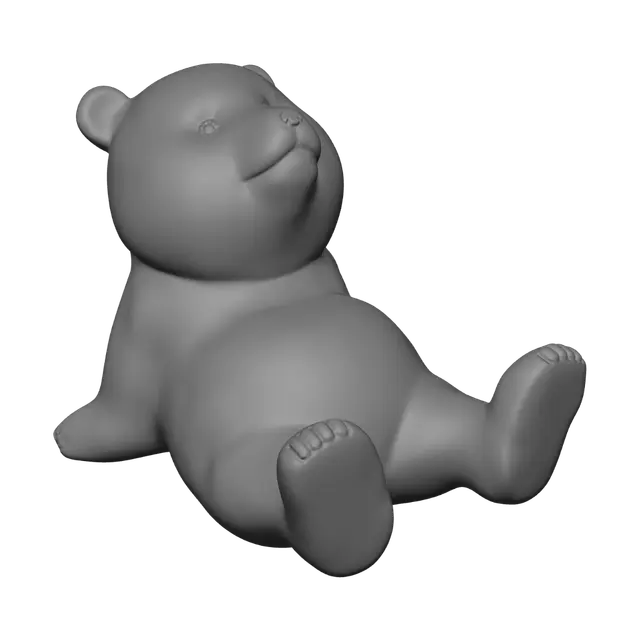 3D model for Sleepy Panda Plush
