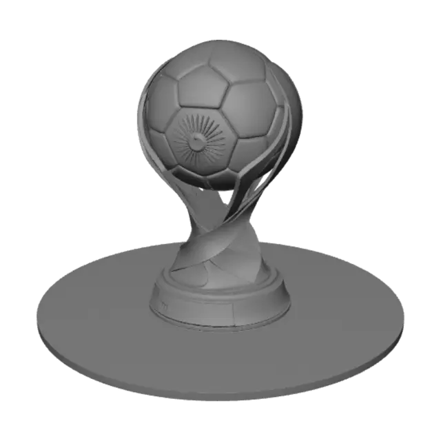 3D model for Argentina World Cup Trophy 2026 Celebration