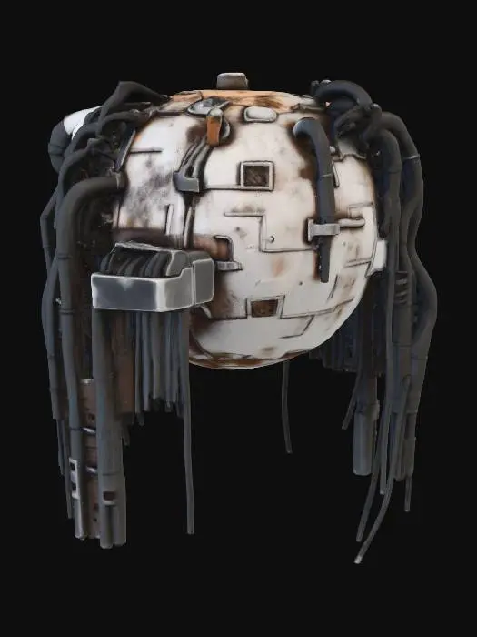 3D model for Iron Sphere of Tendrils