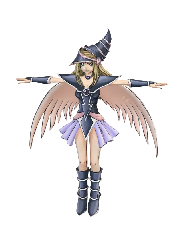3D model for Winged Sorceress Knight