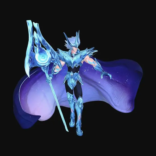 3D model for Azure Frost Warden