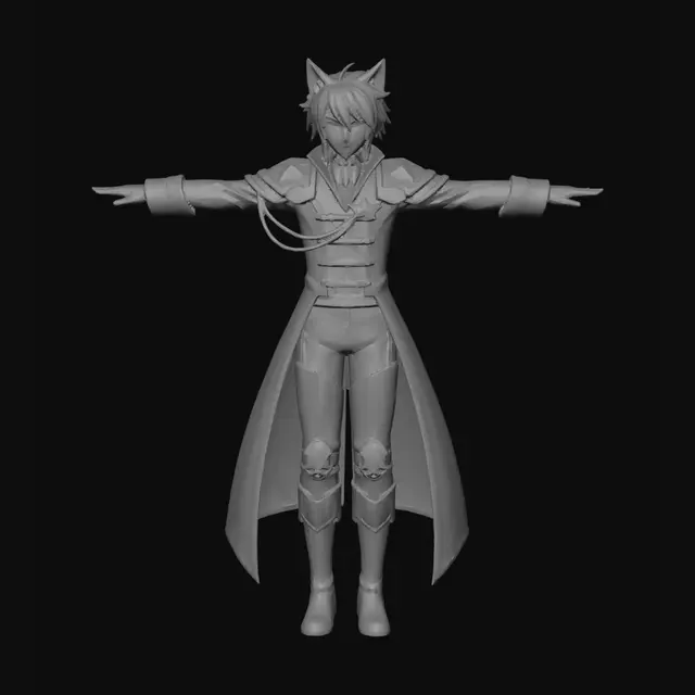 3D model for Starbound Knight