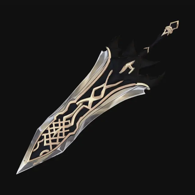 3D model for Ebon Lattice Dagger