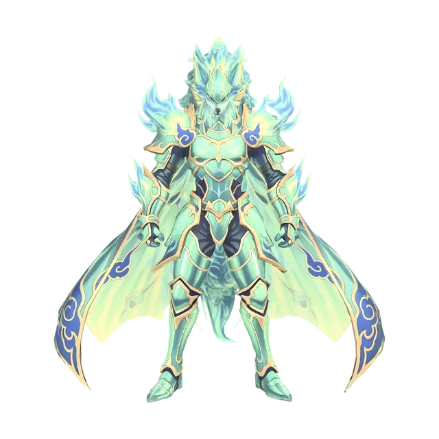 3D model for Verdant Flame Paladin