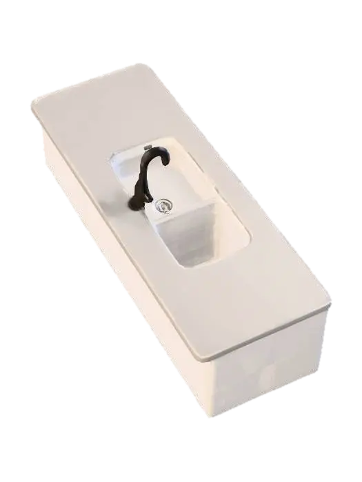 3D model for high definition modern home Kitchen counter with sink
