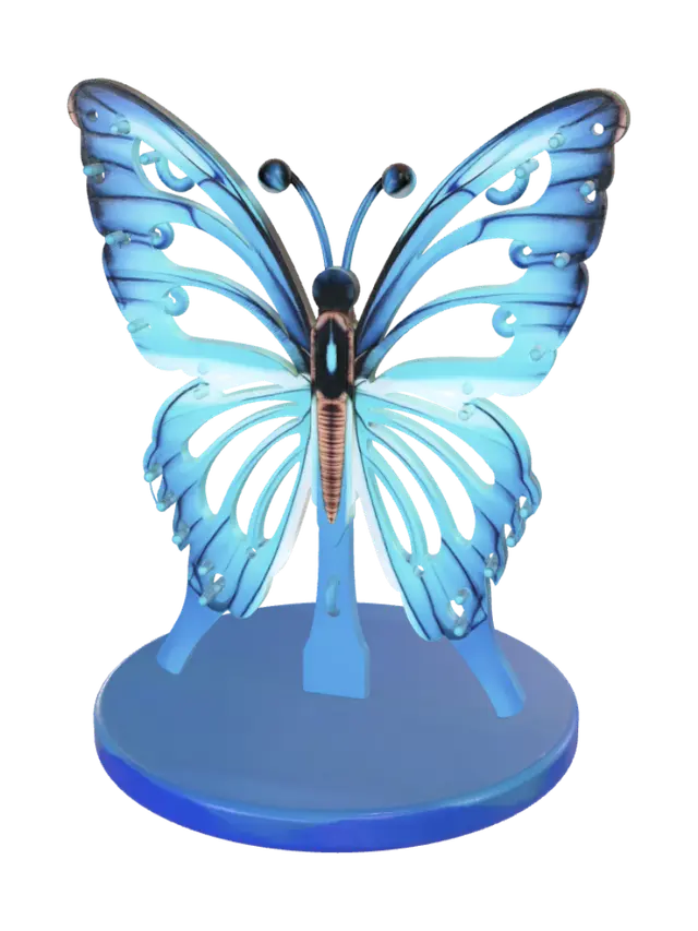 3D model for Butterfly Necklace Stand 3D Print Ready