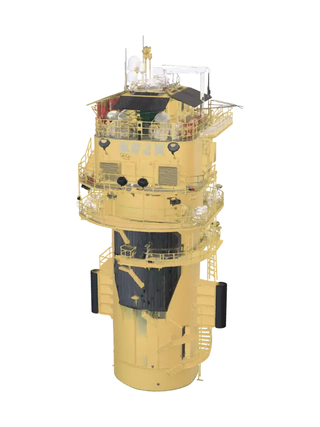 3D model for Deep Blue No. 2 Offshore Platform