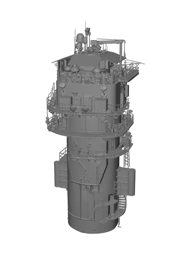 3D model for Deep Blue No. 2 Offshore Platform