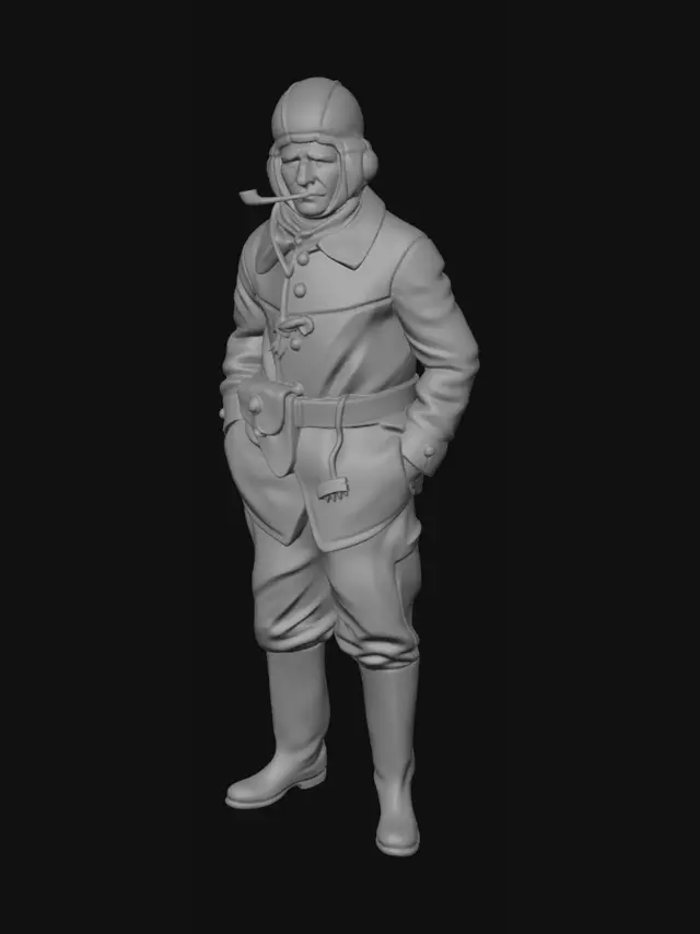 3D model for World War II Soldier in Flight Gear