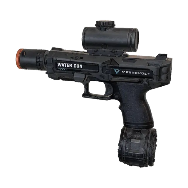 Hydrovolt Water Gun - Splash 3D model, vytvořený pomocí AI