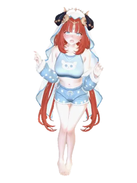 3D model for Blue Panda Pajama Surprise
