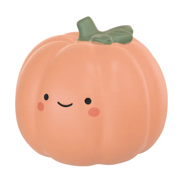 Modello 3D Pumpkin Cat - Rosycheeks, generato dall’IA