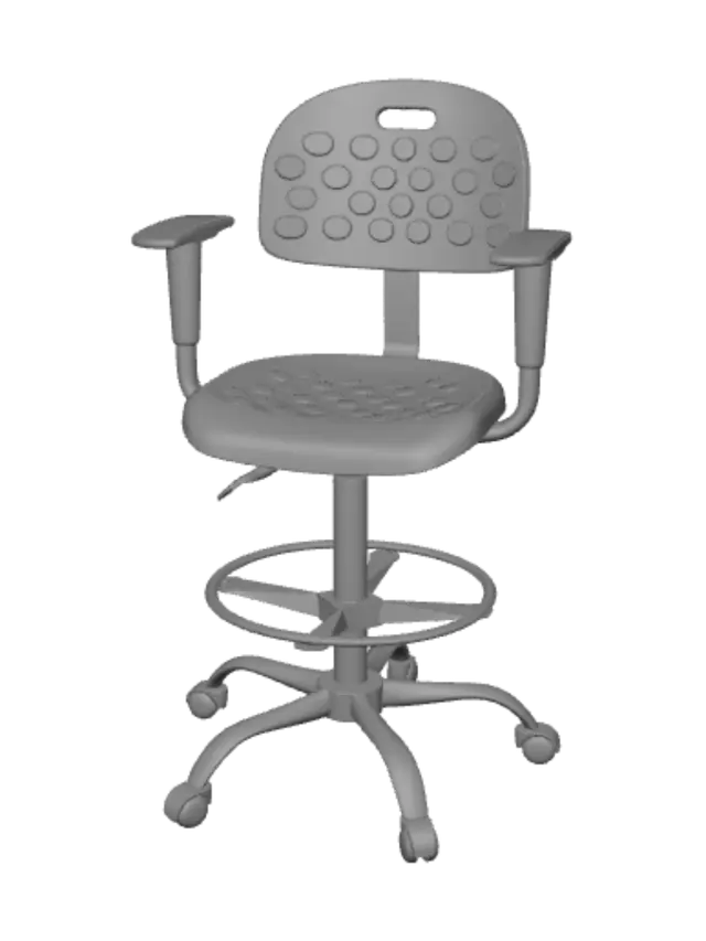3D model for Drafting chair