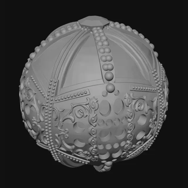3D model for Ornate Filigree Sphere