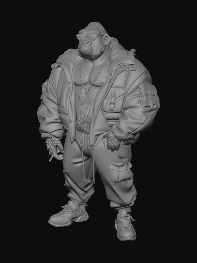 3D model for Urban Gorilla Couture