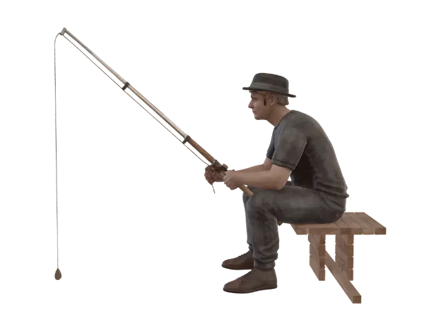 Balcony Angler - Board 3D model, vytvořený pomocí AI