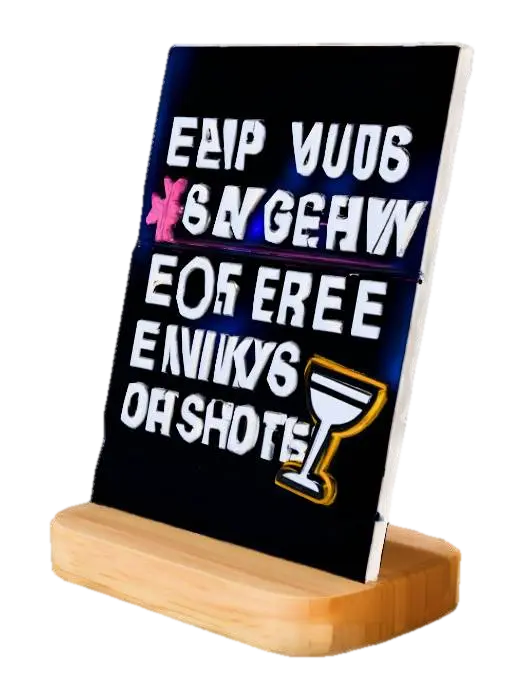 Baycrew Promotion Sign 3D model, vytvořený pomocí AI