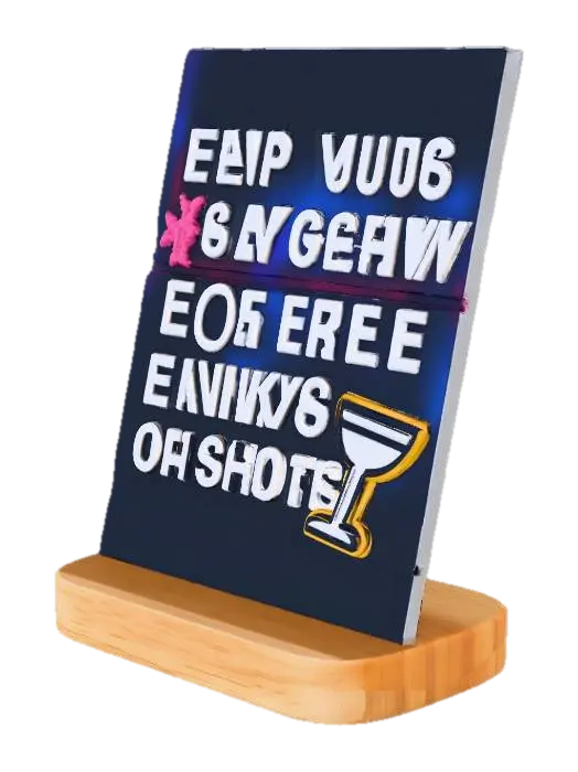 Baycrew Promotion Sign 3D model, vytvořený pomocí AI