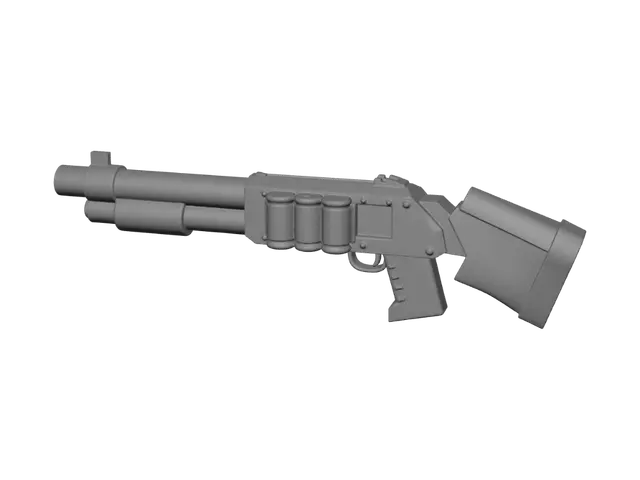 3D model for Crimson Pulse Shotgun