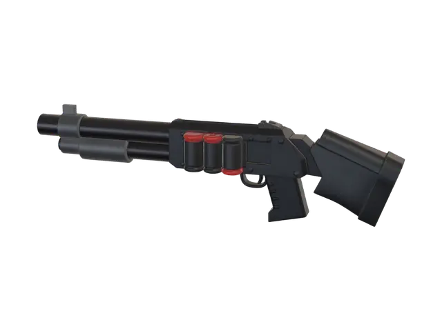 3D model for Crimson Pulse Shotgun