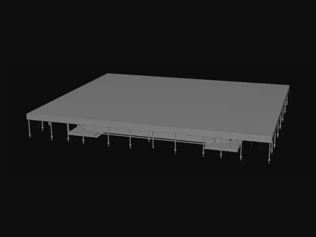 3D model for Springtime Plowed Field in a Rural Village